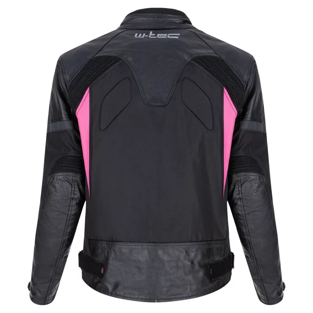 W-TEC Durmana Damen-Motorradjacke - schwarz-rosa