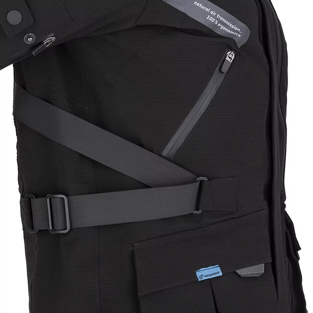 W-TEC Nykolas Motorradjacke - schwarz