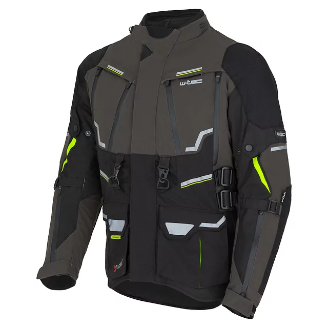 W-TEC Daimick Motorradjacke - schwarz-grau