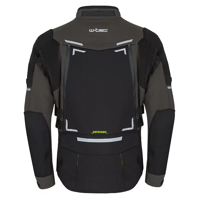 W-TEC Daimick Motorradjacke - schwarz-grau