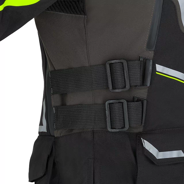 W-TEC Daimick Motorradjacke - schwarz-grau