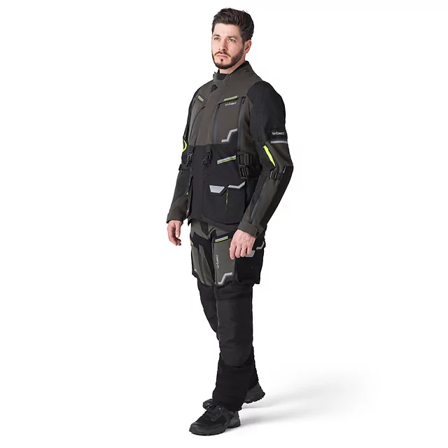 W-TEC Daimick Motorradjacke - schwarz-grau