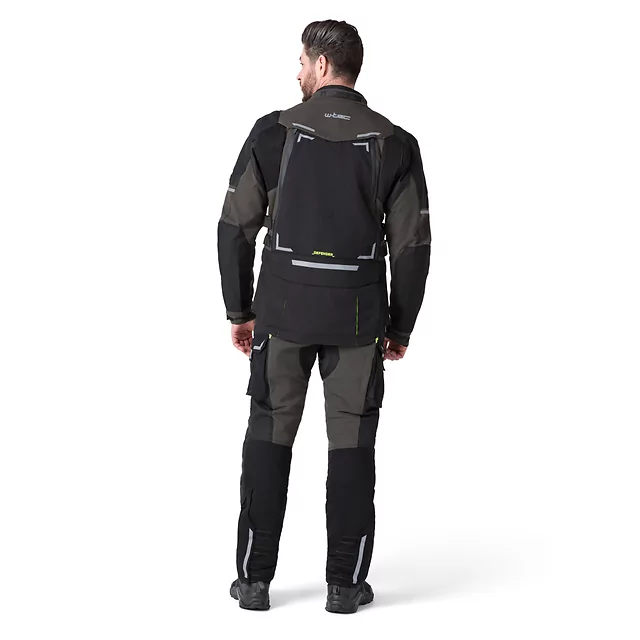 W-TEC Daimick Motorradjacke - schwarz-grau