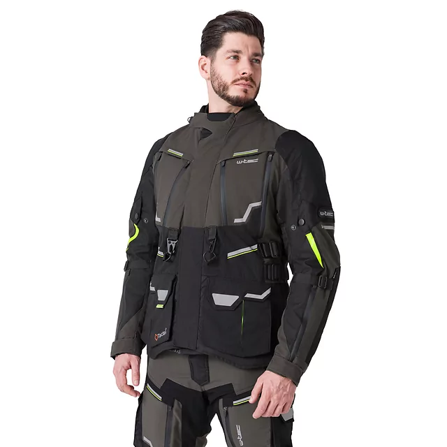 W-TEC Daimick Motorradjacke - schwarz-grau