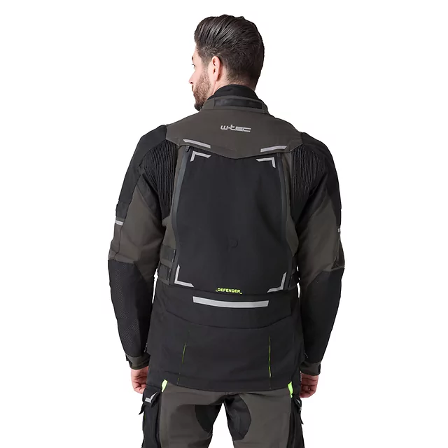 W-TEC Daimick Motorradjacke - schwarz-grau