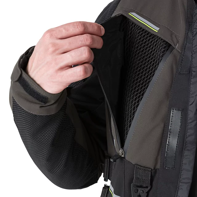 W-TEC Daimick Motorradjacke - schwarz-grau