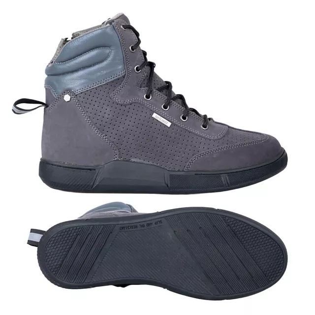 W-TEC Elton Motorradstiefel - černo-tmavě šedá