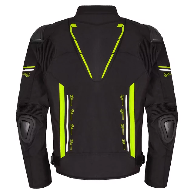 W-TEC Tonkawo Motorradjacke - schwarz-fluo