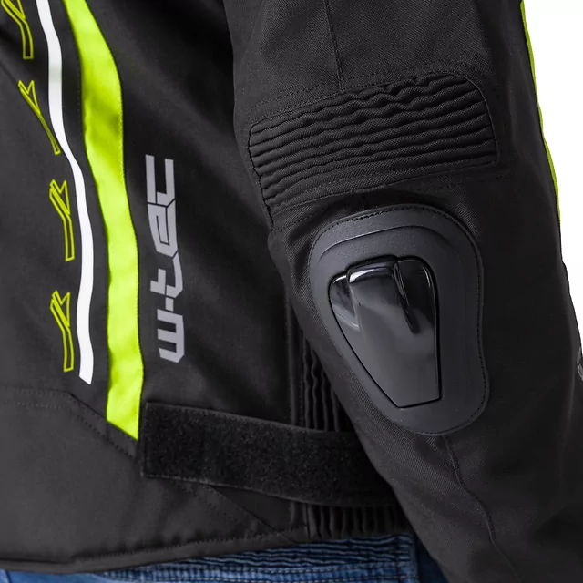 W-TEC Tonkawo Motorradjacke - schwarz-fluo