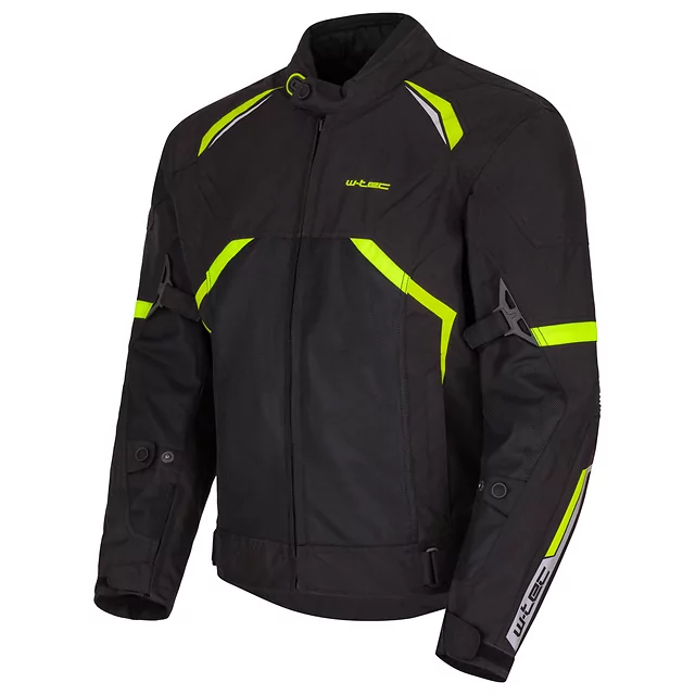 W-TEC Timuco Sommer-Moto-Jacke - schwarz-fluo