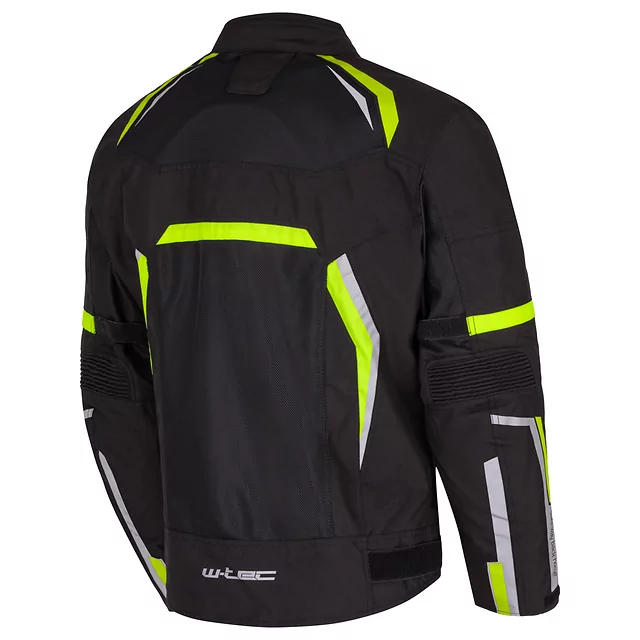 W-TEC Timuco Sommer-Moto-Jacke - schwarz-fluo