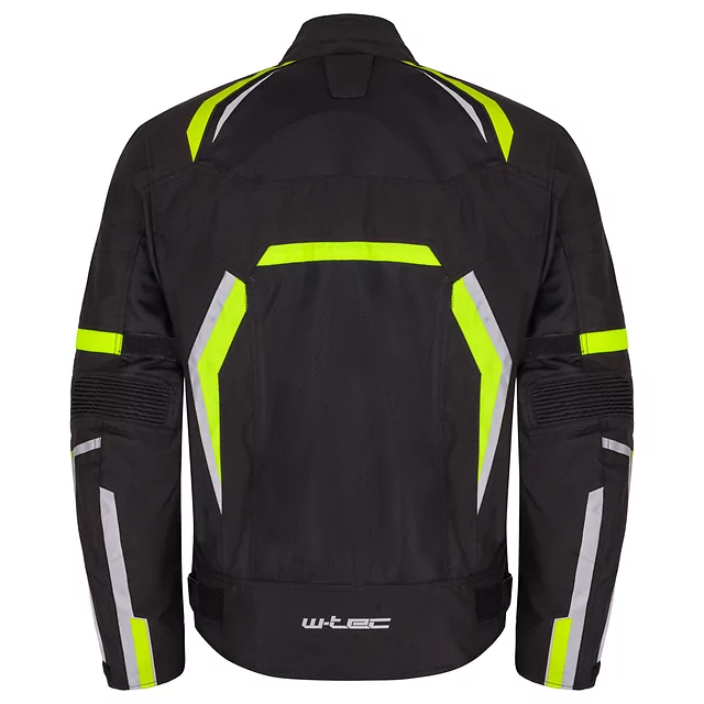 W-TEC Timuco Sommer-Moto-Jacke - schwarz-fluo
