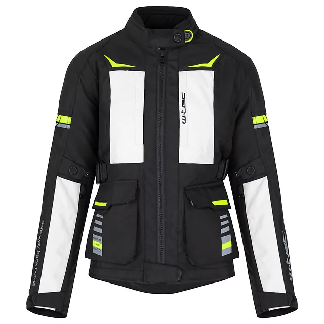 W-TEC Warao Lady Moto Jacke - schwarz-fluo