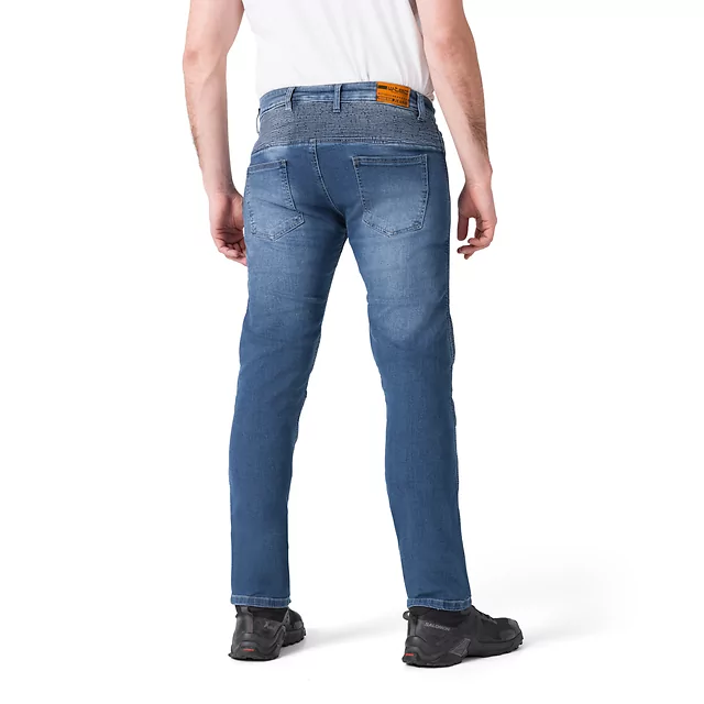 Herren-Moto-Jeans W-TEC Arikaro - blau