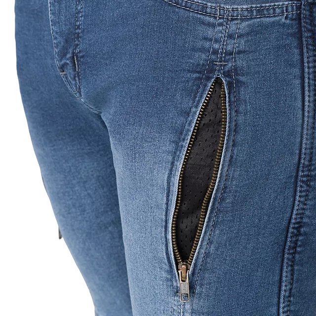 Herren-Moto-Jeans W-TEC Arikaro - blau