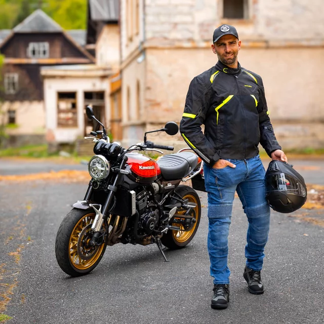 Herren-Moto-Jeans W-TEC Arikaro