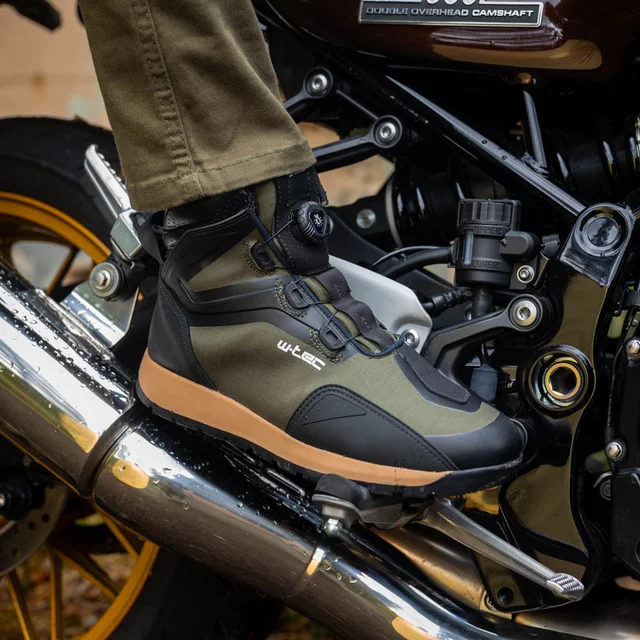 W-TEC Vigger Motorradstiefel - olivgrün
