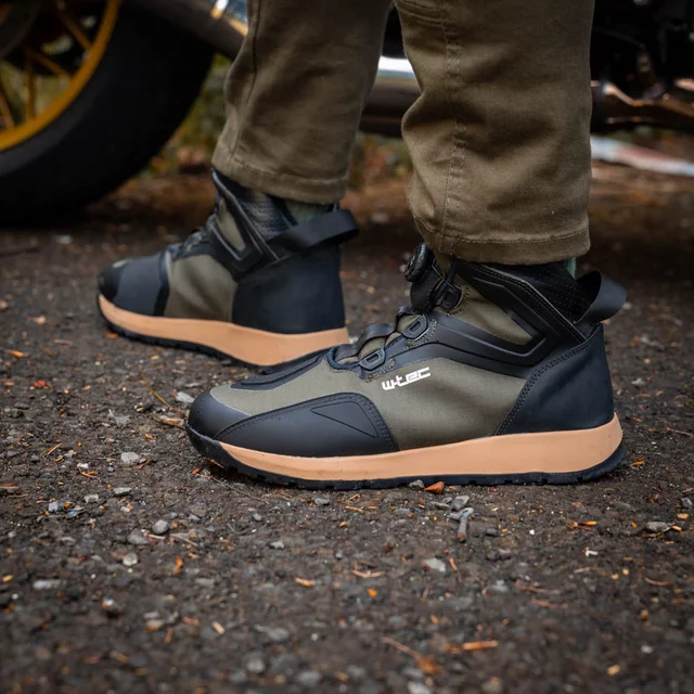 W-TEC Vigger Motorradstiefel - olivgrün