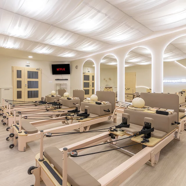 Pilates-Reformer inSPORTline Comfolder EVO - beige