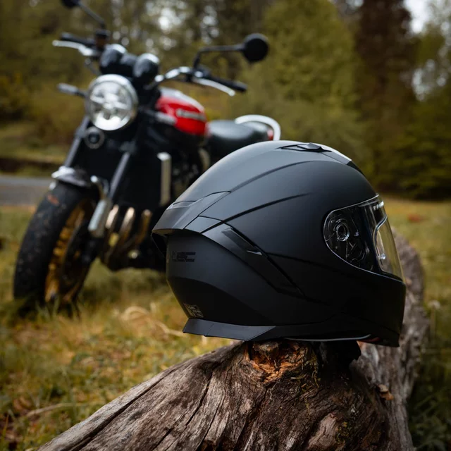 W-TEC Burgosa Reise-Helm - weiß glänzend