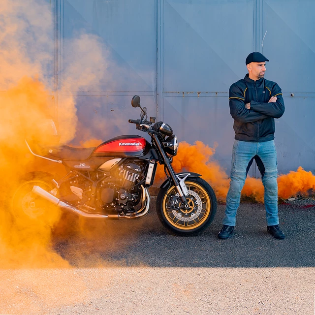 Herren-Moto-Jeans BOS Mazda - Blau