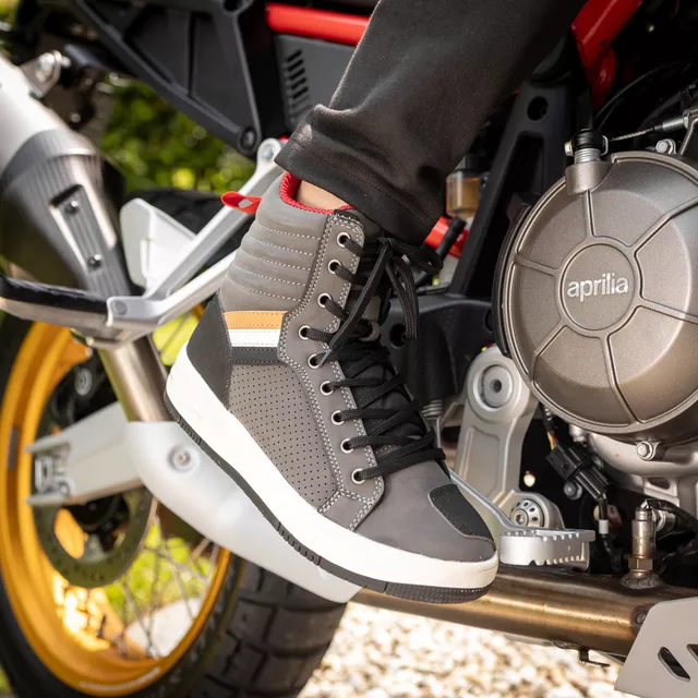 W-TEC Sueden Motorradstiefel - grau