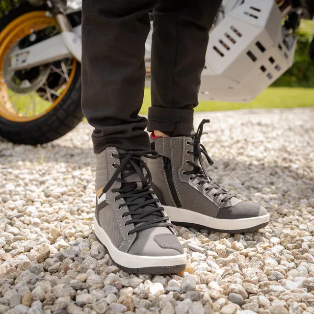 W-TEC Sueden Motorradstiefel - grau