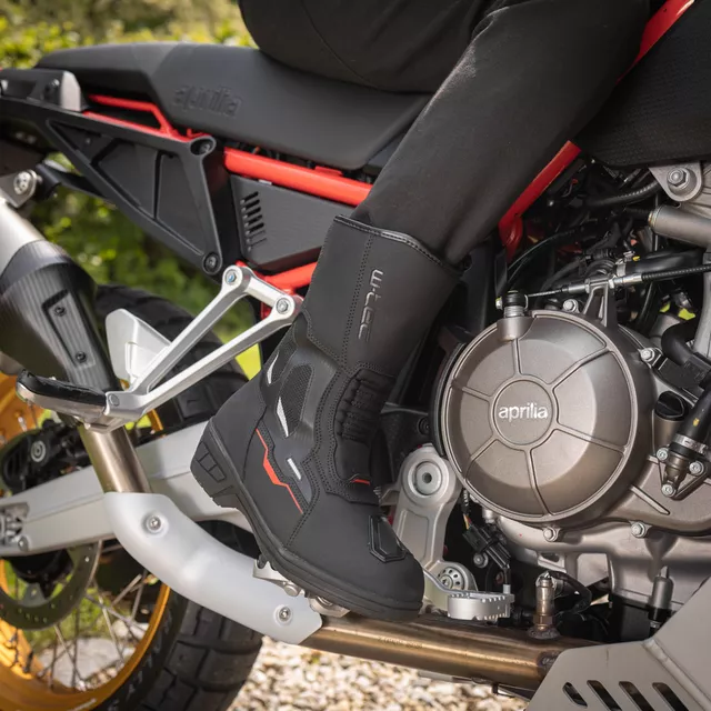 W-TEC Moanna Damen-Moto-Stiefel - černo-červená