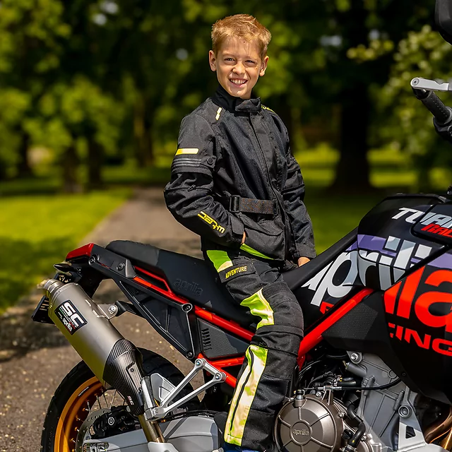 W-TEC Pinapoco Kinder Motorradhosen zum Mitwachsen