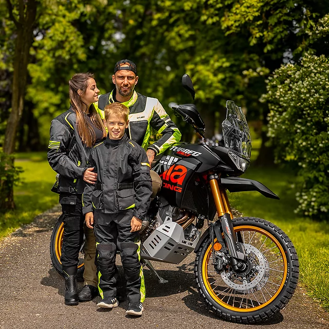 W-TEC Pinapoco Kinder Motorradhosen zum Mitwachsen