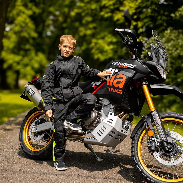 W-TEC Pinapoco Kinder Motorradhosen zum Mitwachsen