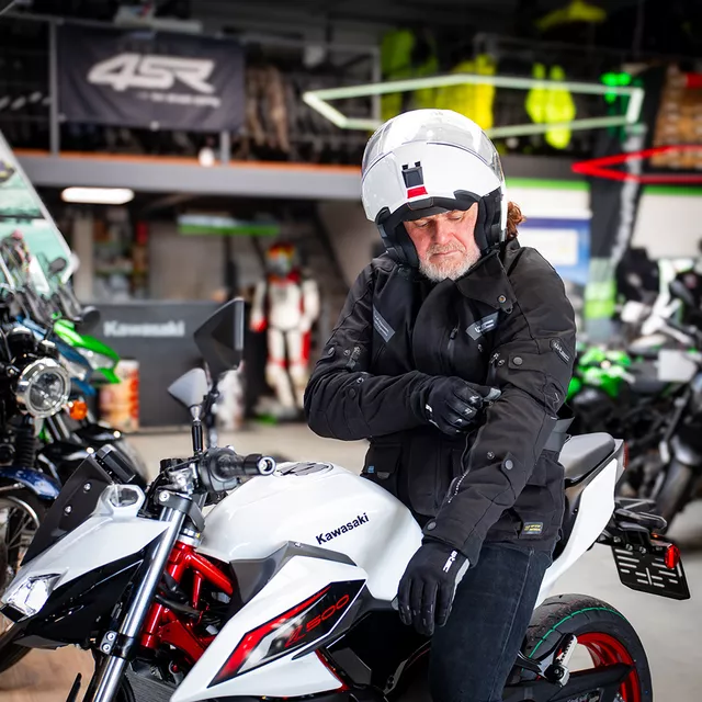 W-TEC Nykolas Motorradjacke - schwarz