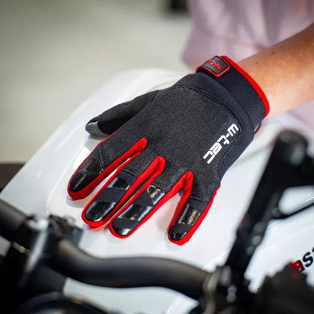 W-TEC Matosinos Kids Motocross-Handschuhe für Kinder - Blau