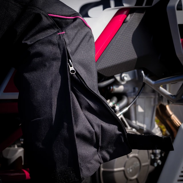 W-TEC Durmanes Damen-Moto-Hose - schwarz-rosa