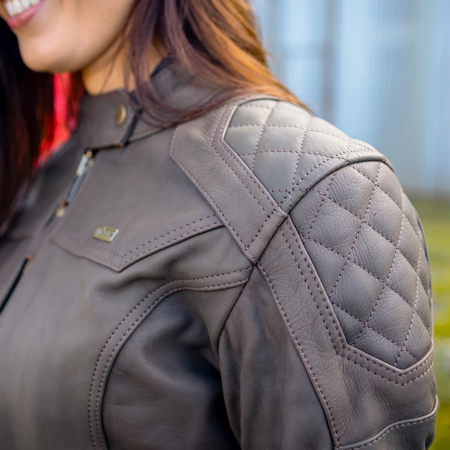 W-TEC Kaika Damen Motorrad Lederjacke