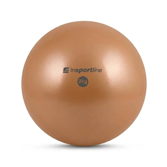 Yoga Ball inSPORTline 2 kg - schwarz - mocha mousse