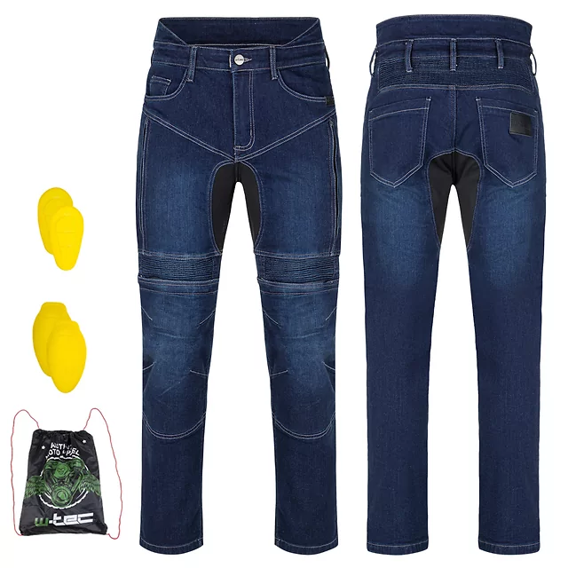 Herren-Motojeans W-TEC Biterillo Evo - blau