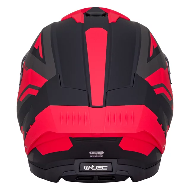 W-TEC Voltik Graphic Motorradhelm - Rot