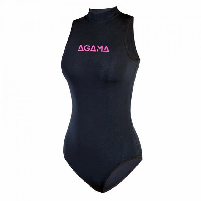 Neopren-Badebekleidung für Frauen Agama Swimming - schwarz - schwarz
