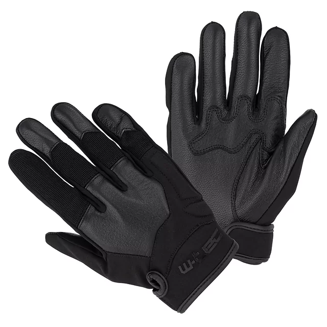 W-TEC Trebizat Motorradhandschuhe - schwarz - schwarz