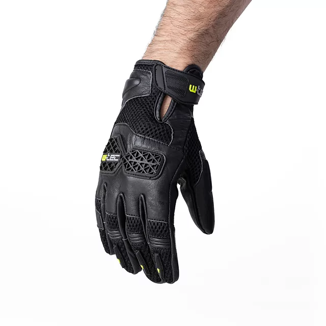 W-TEC Kosor Motorradhandschuhe - schwarz