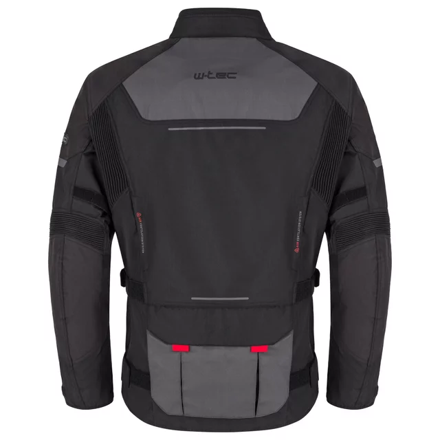 W-TEC Xeniaq Motorradjacke für Herren - schwarz-grau