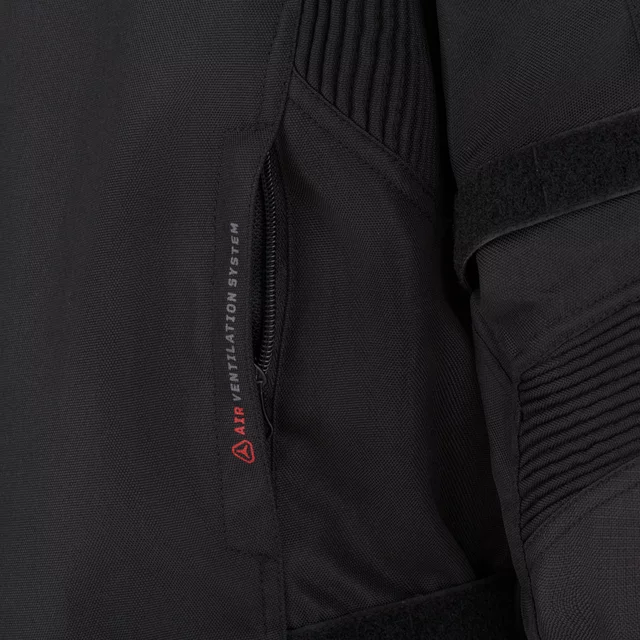 W-TEC Xeniaq Motorradjacke für Herren - schwarz-grau