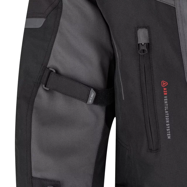 W-TEC Xeniaq Motorradjacke für Herren - schwarz-grau