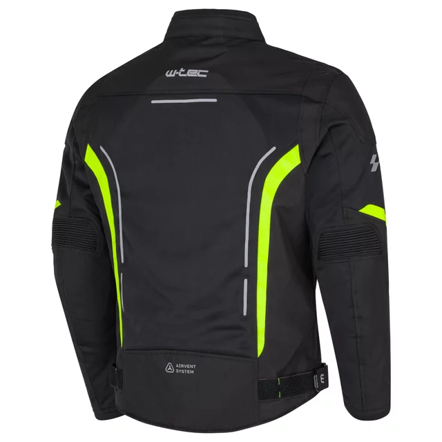 W-TEC Mirelio Herren Sommer-Motojacke - schwarz-fluo