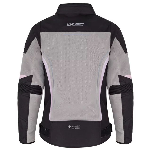 W-TEC Mirelia Damen Sommer Moto Jacke - Schwarz-Grau-Rosa