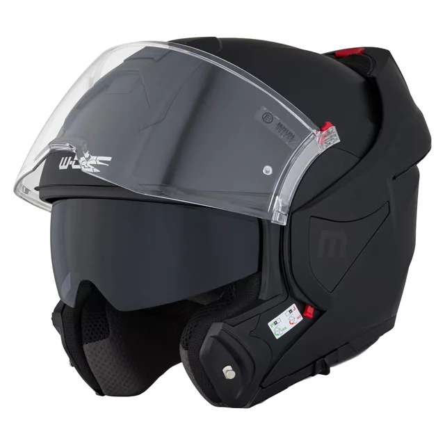 W-TEC Sabron P/J Klapphelm - Black Matt