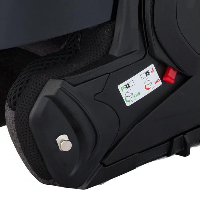 W-TEC Sabron P/J Klapphelm - Black Matt