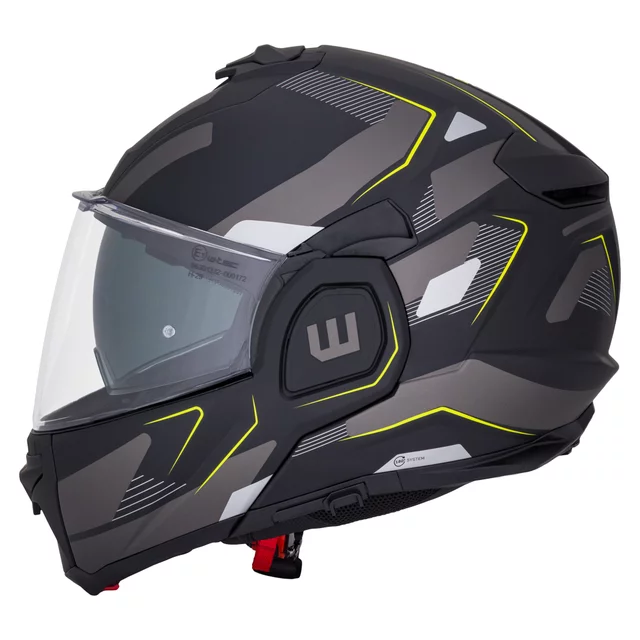 W-TEC Zoroz P/J klappbarer Motorradhelm - Glossy Tricolor