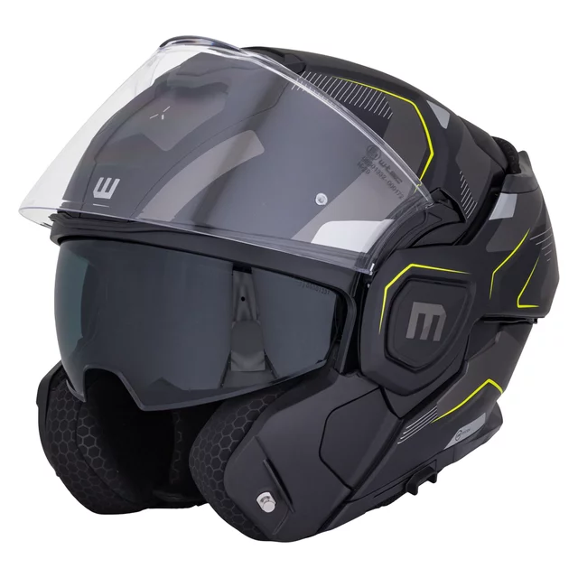 W-TEC Zoroz P/J klappbarer Motorradhelm - Glossy Tricolor